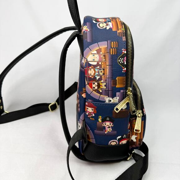Loungefly Chibi Pirates Mini Backpack - Picture 4 of 9